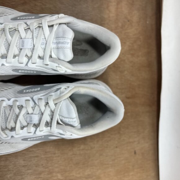 Brooks Adrenaline GTS 23 Women Size 7.5 White Running Shoes Sneakers - Picture 8 of 9